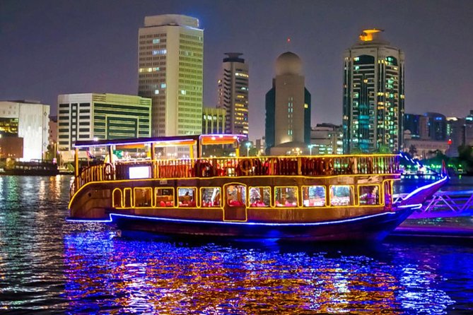 Creek Dhow Cruise with Dinner in traditional Wooden Boat